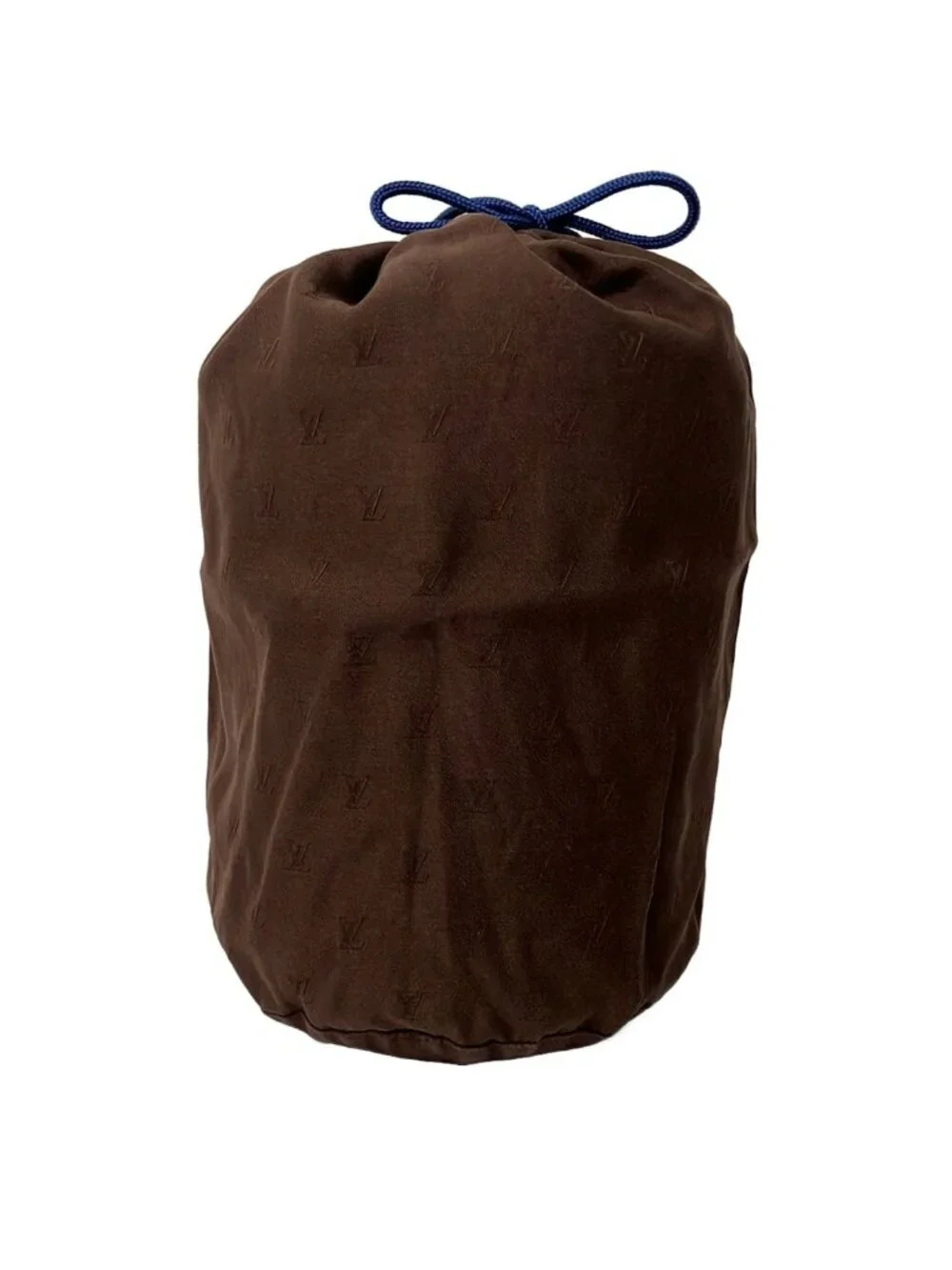 Louis Vuitton Pouch Rondo Brown Cotton